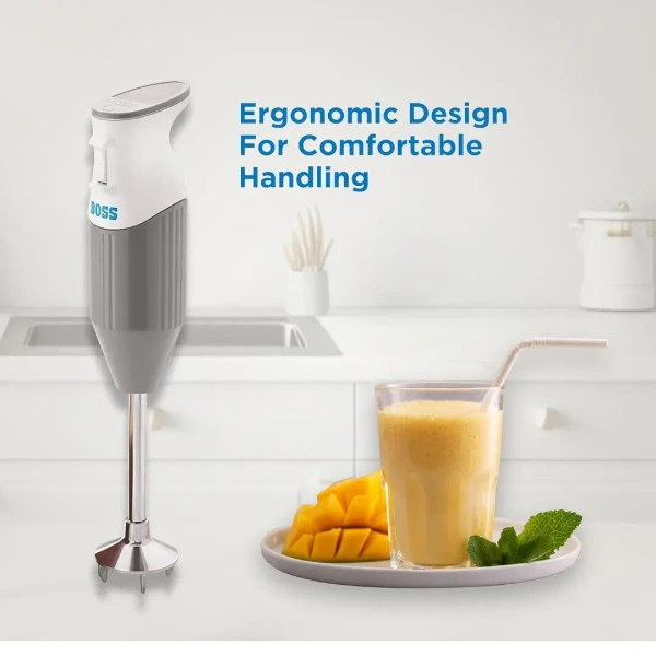 BOSS B132 Portable Hand Blender 225W - Watt Variable Speed Control