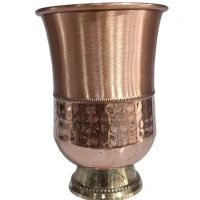 Copper Designer Glass Set Of 4
