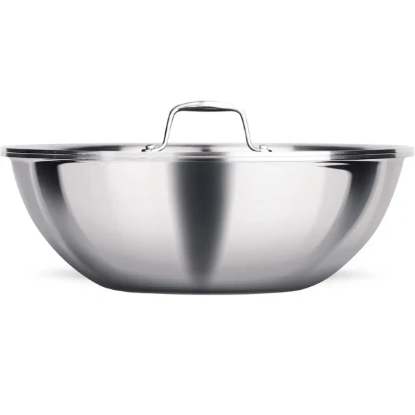 MILTON Pro cook Triply Stainless Steel Tasla with S S Lid 26 Cm