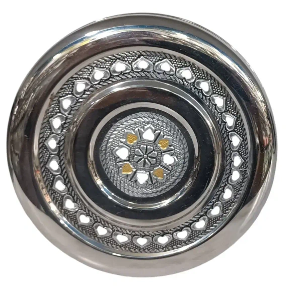 MIRROR Mirror Stainless Steel Antique Dabba