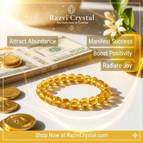 Citrine Quartz Bracelet 