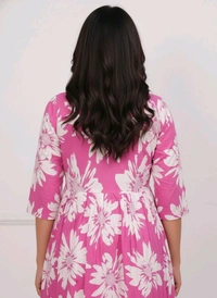 Kaysha FLORAL Feeding Kurti Rose - L