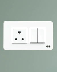 Skava legacie 6A 1Way Switch Antique White - White
