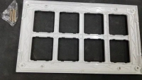 Anchor Roma Classic 16 Module Tresa Plate with Base Frame - White