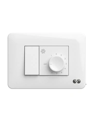 Skava Legacie 5 Step Electronic Fan Regulator 2 Module - White