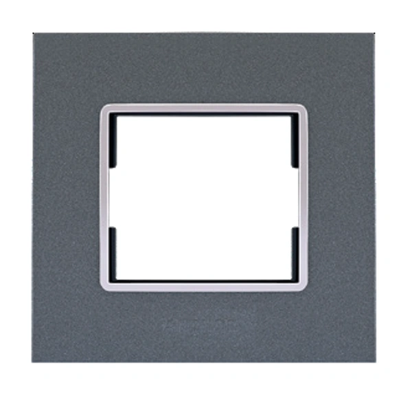 Anchor Penta Modular 2M Gina Plate | 2 Module Modular Switch Plate - White, Gina