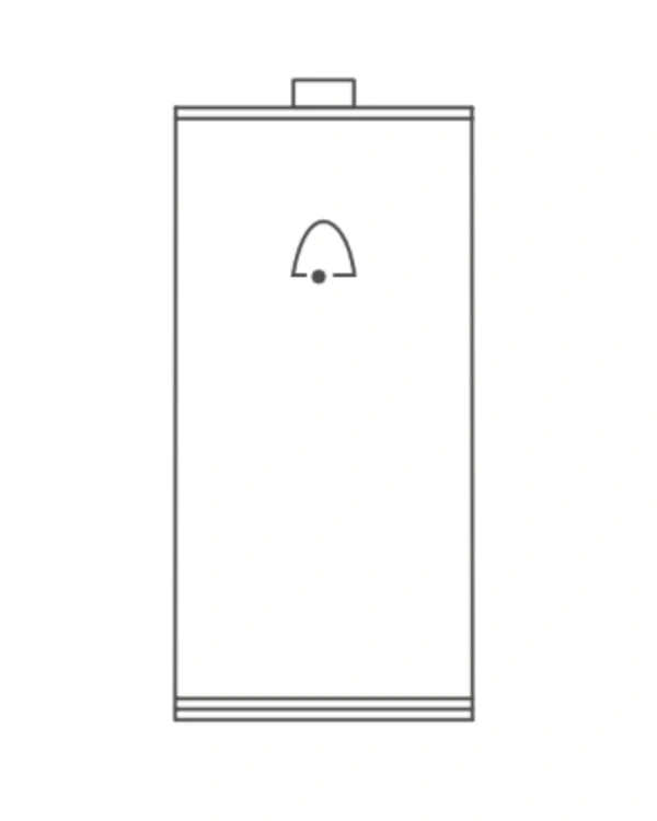 Skava Legacie 10A Bell Switch Antique White - White