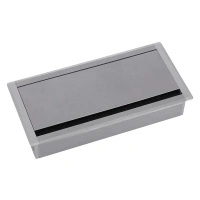 CM Ergosys Manual POP-Up Box - 10M, Metalic Silver Grey
