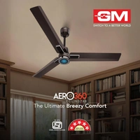 GM Aero 360 1200 mm BLDC Ceiling Fan - Brown Gun Metal