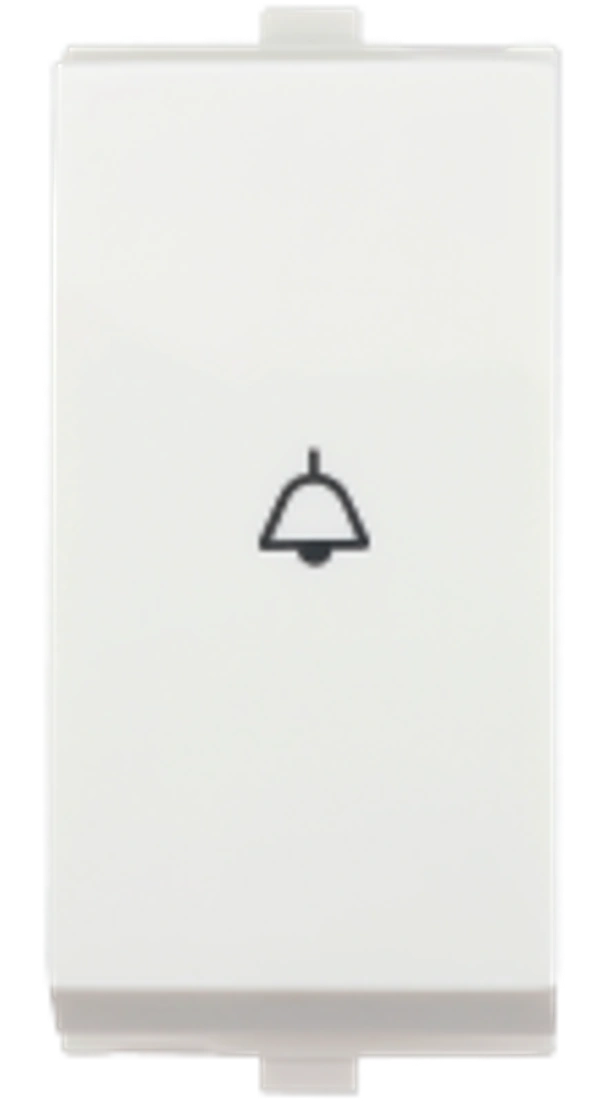 Anchor Penta Modular 6A Bell Push 1M 65003 | Door Bell Switch for Modular Switchboard - White