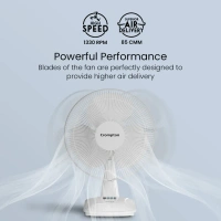 Crompton High Flo Wave Plus Electric 400 mm 16" Table Fan