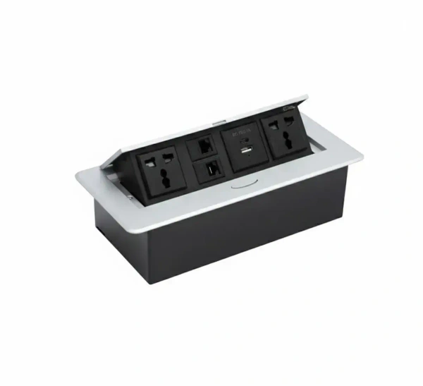 CM Ergosys Hydraulic Pop-Up Box - Metallic Silver, CMETB 163