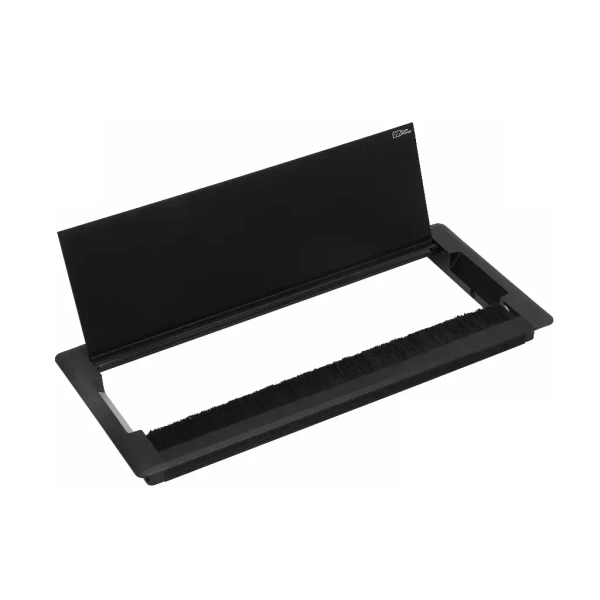 CM Ergosys Trio Flap Manual Flip-Up Cable Manager - 300mm, Black