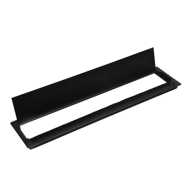 CM Ergosys Trio Flap Manual Flip-Up Cable Manager - 600mm, Black