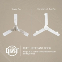 Crompton Star Drift 1200mm Ceiling Fan (1 Star | Pack of 1) - 1200mm, White