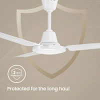 Crompton Star Drift 1200mm Ceiling Fan (1 Star | Pack of 1) - 1200mm, White