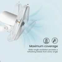 Crompton Wall Fan High Flo Wave 400mm (16")