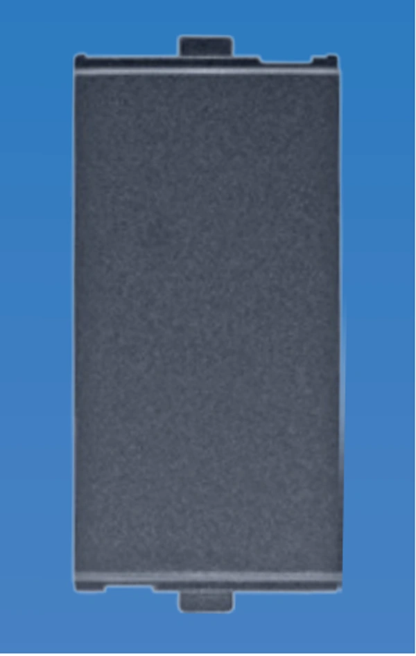 Anchor Penta Modular 1M Blank Plate Grey | Model 65504 | Modular Switch Cover Plate - Grey