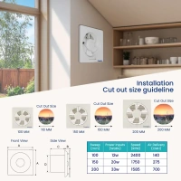 Crompton Exhaust Fan Brisk Air - 150mm (6 Inch)