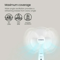 Crompton High Flo Wave Plus 400 mm Pedestal Fan