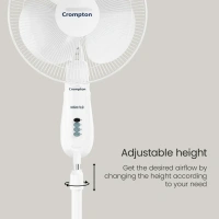 Crompton High Flo Wave Plus 400 mm Pedestal Fan