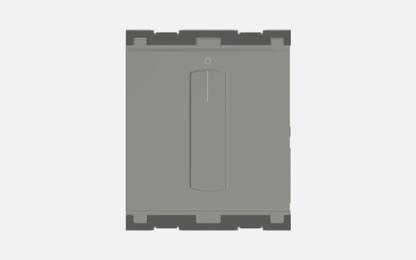 Norisys Cube Series Fan Regulator for 120W fan-Step Type with Bar Knob -2M Quartz Gray - Grey
