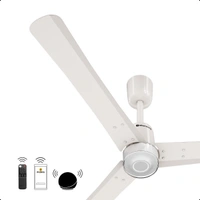 Atomberg Renesa Elite Smart Ceiling Fan - 1200mm, Pearl White, Pearl White Ring