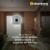 Atomberg 150mm (6 Inches) Studio + Exhaust Fan - 150mm, Brushed Steel