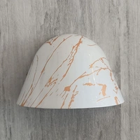 1 Way X 5 Watts White Marble Finish Outdoor Light Volvo 801