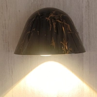 1 Way X 5 Watts Black Marble Finish Outdoor Light Volvo 802