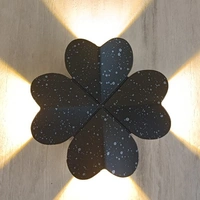4 Way X 3 Watts Clover Black Marble Finish LED Outdoor Light Volvo 808