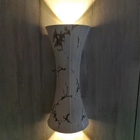 2 Way X 9Watts LED Outdoor Light White Marble Body Volvo 803