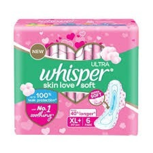 WHISPER SKIN LOVE SOFT ULTRA 6PADS