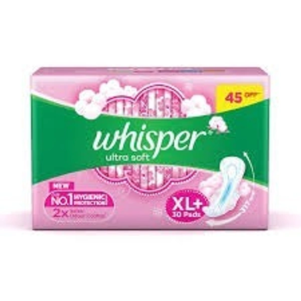WHISPER ULTRA PINK 30PADS
