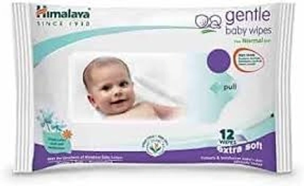 HIMALAYA BABY WIPES 12 PICE