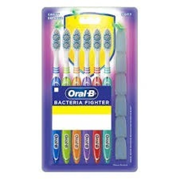 BRUSS ORAL B CAVITY DEFENSE BRUSH 6 PICE