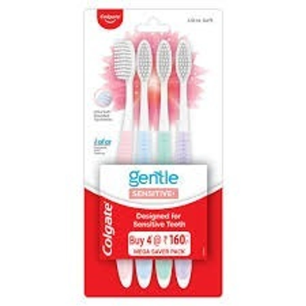 TOOTH PASTE COLGATE GENTLE SENSITIVE BRUSS 4PICE