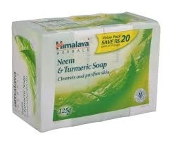 BATH SOAP HIMALAYA NEEM & TURMERIC SABU 125*4