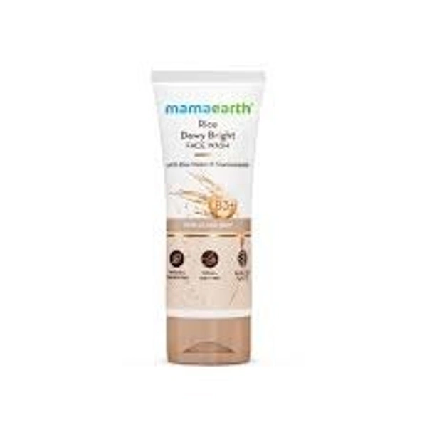 MAMAEARTH RICE DEWY BRIGHT FACEWASH 150ML