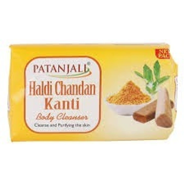 BATH SOAP PATANJALI HALDI CHANDEN SABU 150*3