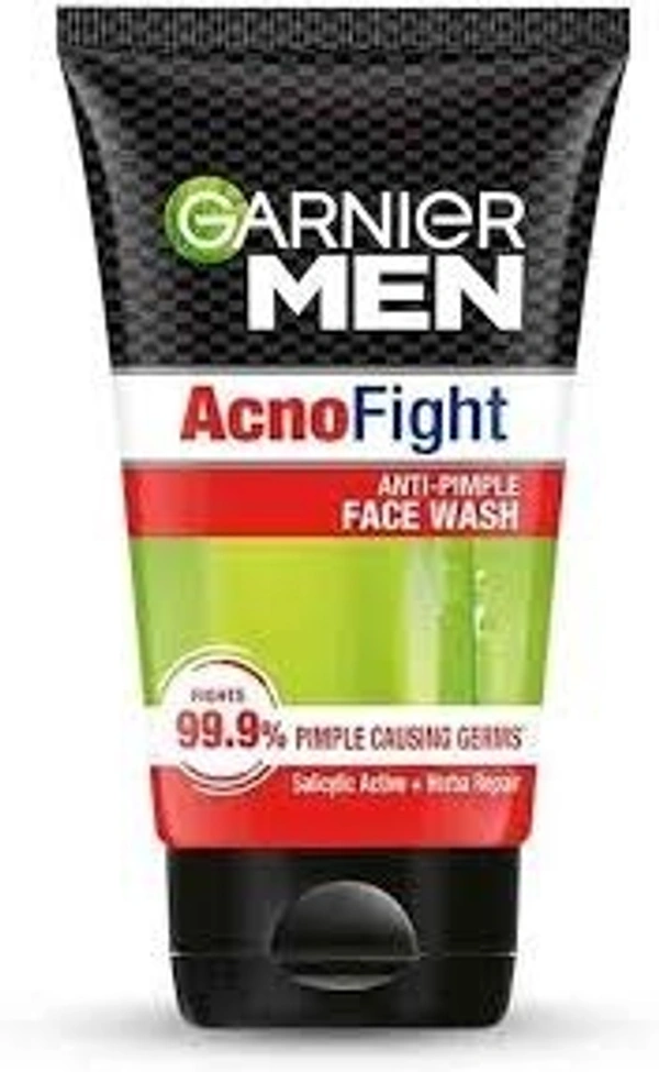GARNIER ACNO FIGHT ANTI PIMPLE FACEWASH 100GM