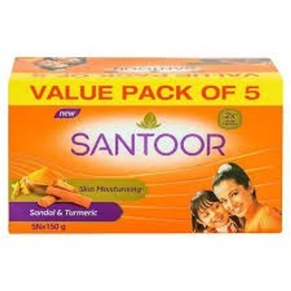 BATH SOAP SANTOOR SABU PACK 5