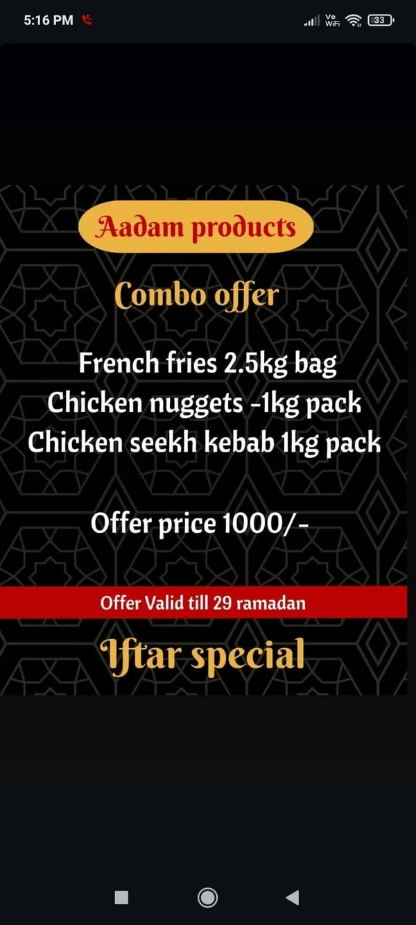 Combo Offer Ramadan Special ( 3 Items )
