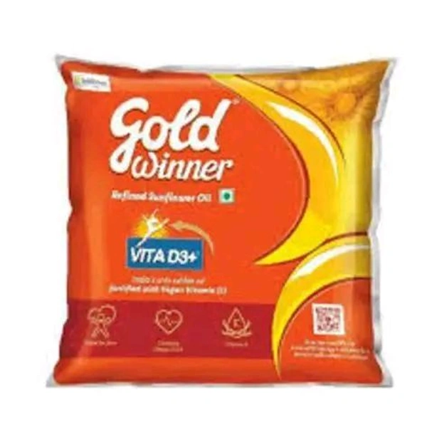 Gold Winner Refined Sunflower Oil  - 500ml