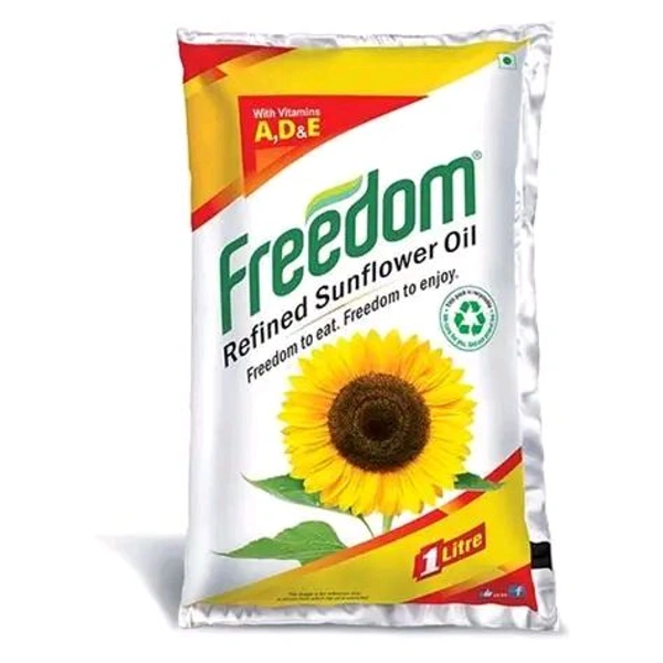 Freedom Refined Sunflower Oil  - 1 Litre