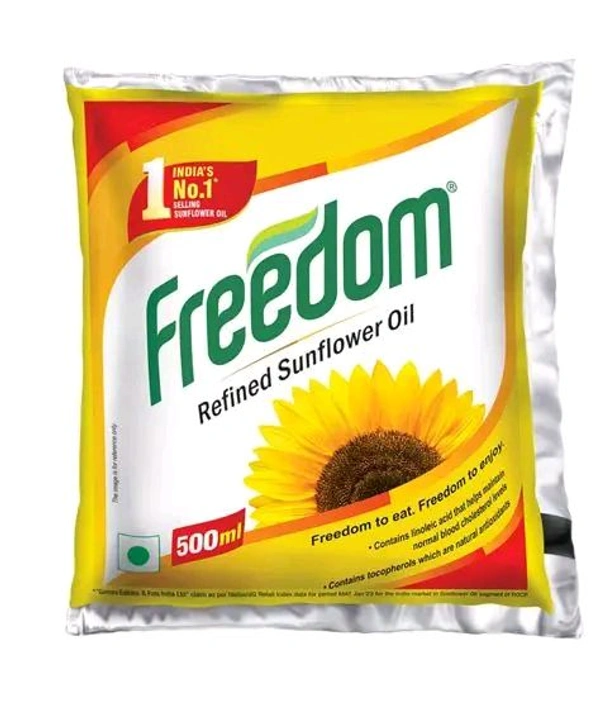 Freedom Refined Sunflower Oil  - 500ml