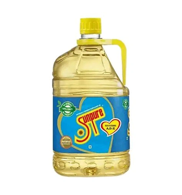 Sunpure Refined Sunflower Oil  - 5 Litre
