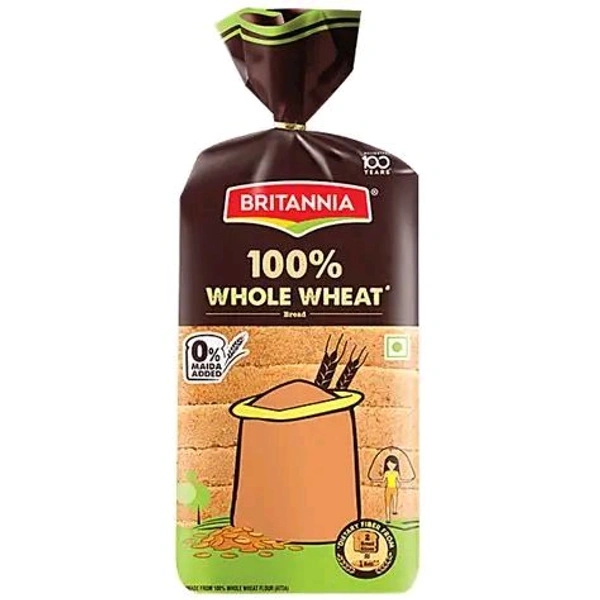 Britannia Whole Wheat Bread 400g