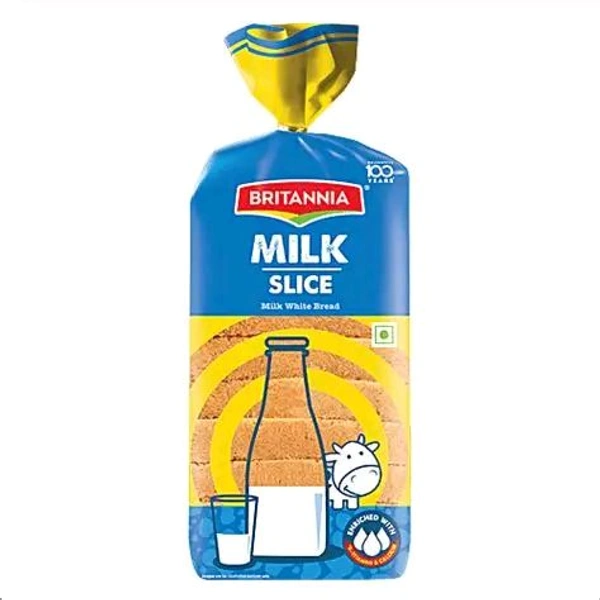 Britannia Milk Slice Bread 400g