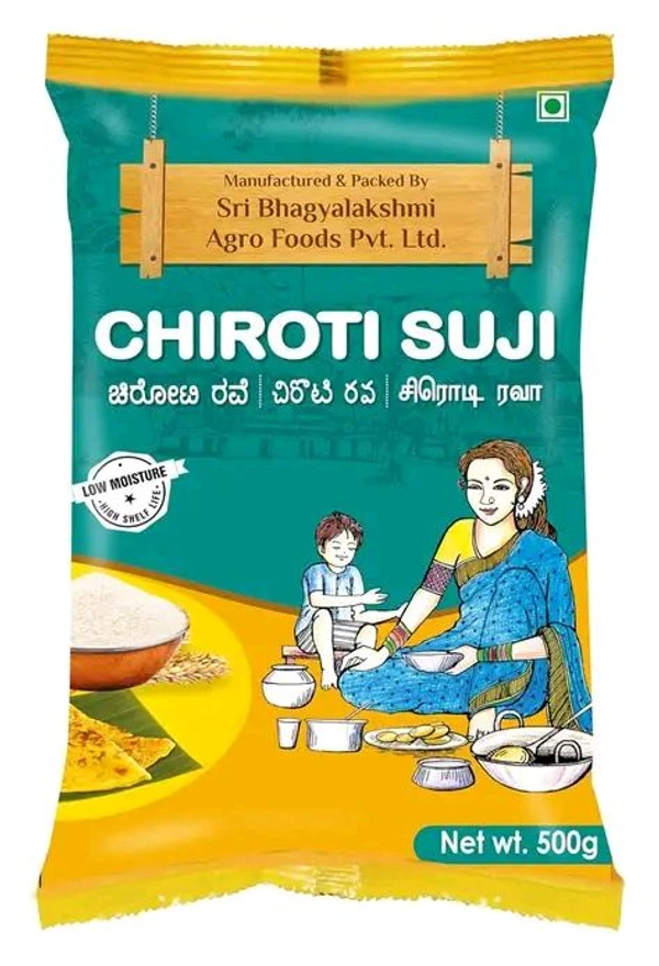 Bhagyalakshmi Chiroti Suji 500g - 500g